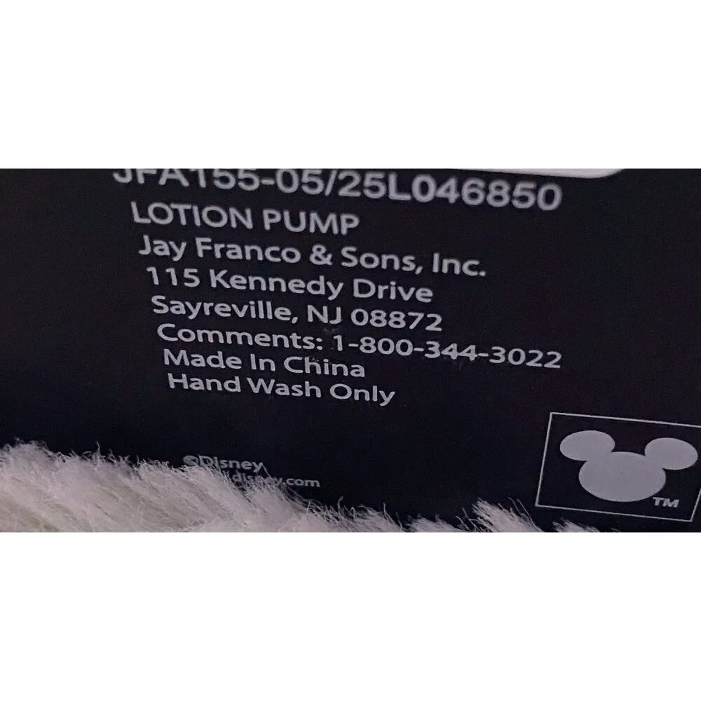Disney Lilo & Stitch Halloween Skeleton Costume Soap Lotion‎ Pump Dispenser NEW
